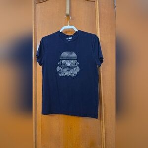 GAP Navy Star Wars Stormtrooper Stripe Graphic Tee